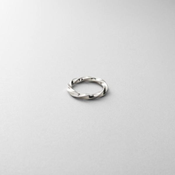 シルバー スクリューピンキーリング