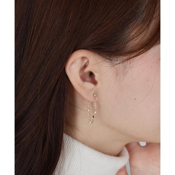 2連フープステーションピアス / ニッケルフリー