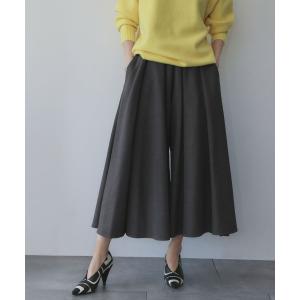 タック ガウチョパンツ スカーチョ キュロット...の詳細画像1