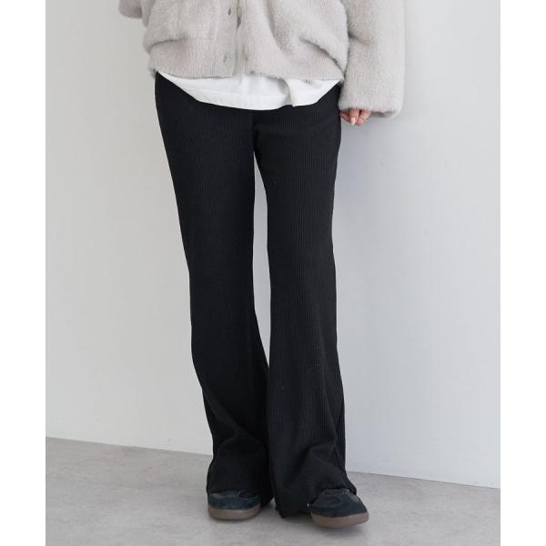 セルフカットテレコフレアパンツ