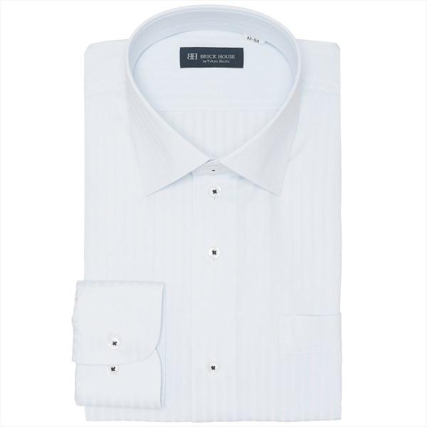 【COFREX】 ワイド 長袖 形態安定 ワイシャツ