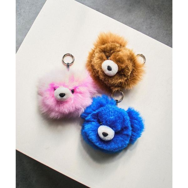 COSY/Medium Bear Head Baby Alpaca Key ring