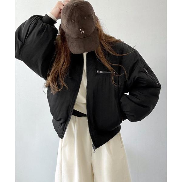 《AYA×クラシカルエルフコラボ》ボリューム感と軽やかさを両立。中綿入りボリュームスリーブMA-1