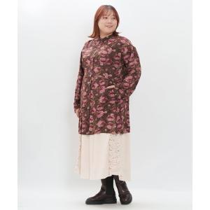 【大きいサイズ】ロージアプリントＳＨＴＮ