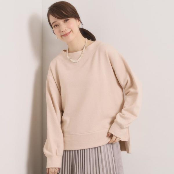 【洗濯機OK】ラメ裏毛プルオーバー