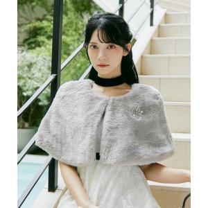 <mikuさんコラボ>フェイクファーケープの詳細画像1