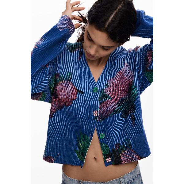 【5サイズ展開】フラワー柄カーディガン 2026SS 新作