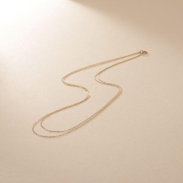 K10スキニードレープネックレス ミラーカット