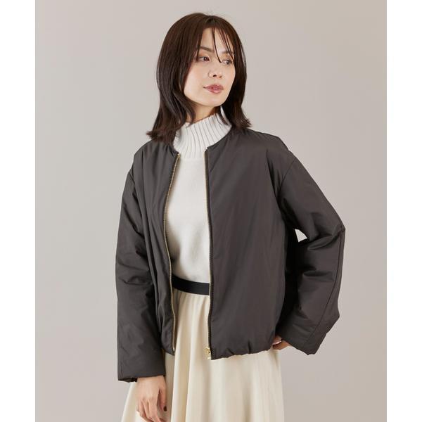 ノーカラー中綿ブルゾン《LIMONTA EAST》
