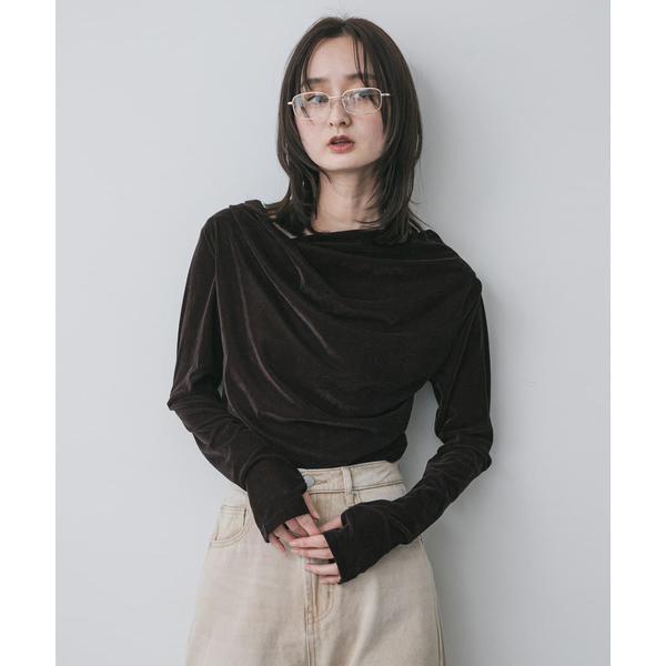 ベロアドレープトップ