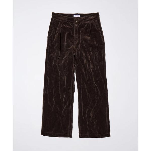 THOUSANDS／サウザンズ／WRINKLED VELVET LABORTROUSERS