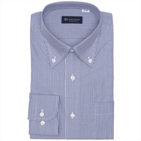 ボタンダウン 長袖 形態安定 ワイシャツ