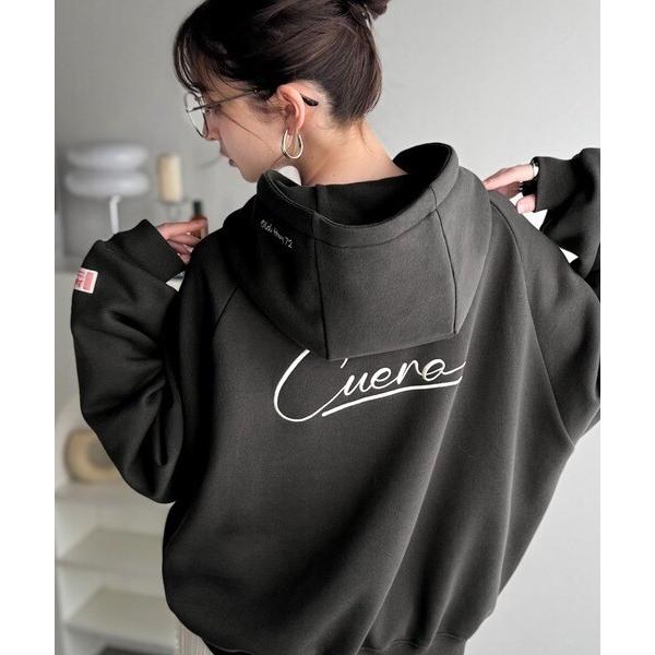 《JaVaジャバコラボ》デイリーもお出かけも、ゆるっと可愛く決まる♪バック刺繍裏起毛パーカー(長袖)