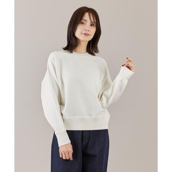 スウェットライクニットプルオーバー