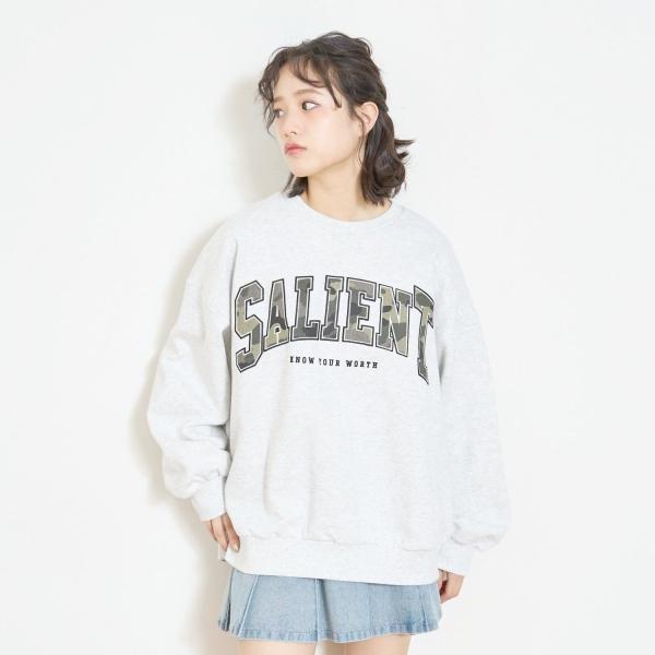 【LTXC】【裏起毛】柄ロゴアップリケプルオーバー