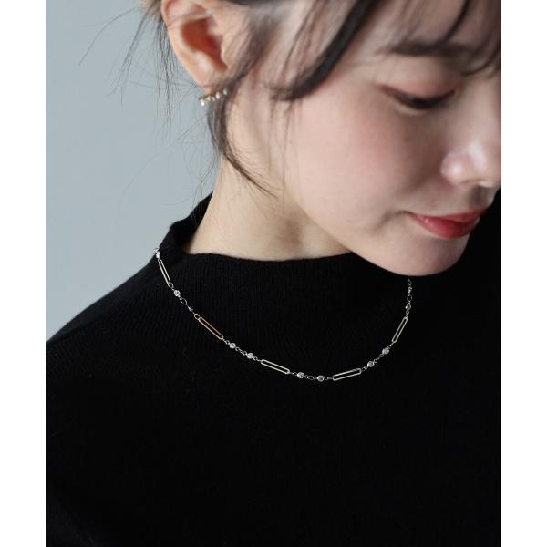ビジューバーネックレス/ ニッケルフリー