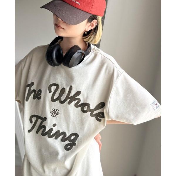 《JaVaジャバコラボ》“トレンドを纏う”コード刺繍ロゴTシャツ(オーバーサイズ)