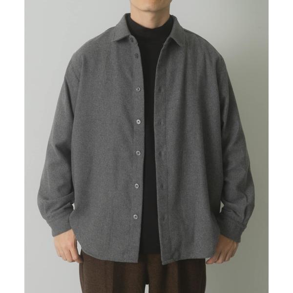 バイオウォッシュフランネルレギュラーシャツ