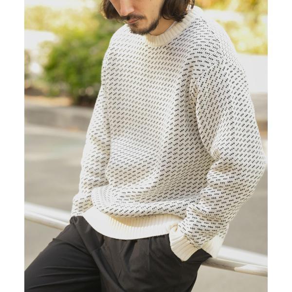 マシンウォッシャブル バーズアイ クルーニット