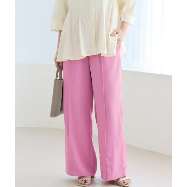 カラーワイドパンツ