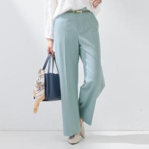 【新作褒められパンツ】快温ワイドパンツ