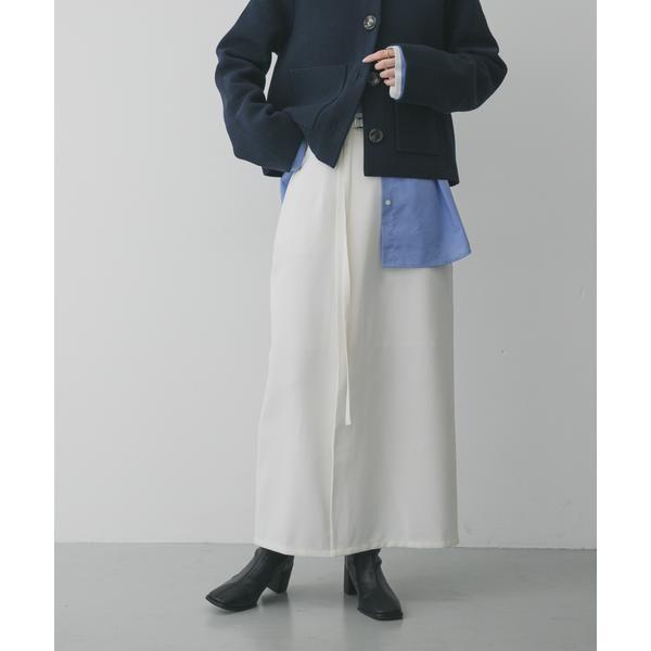 ベルトデザインペンシルスカート