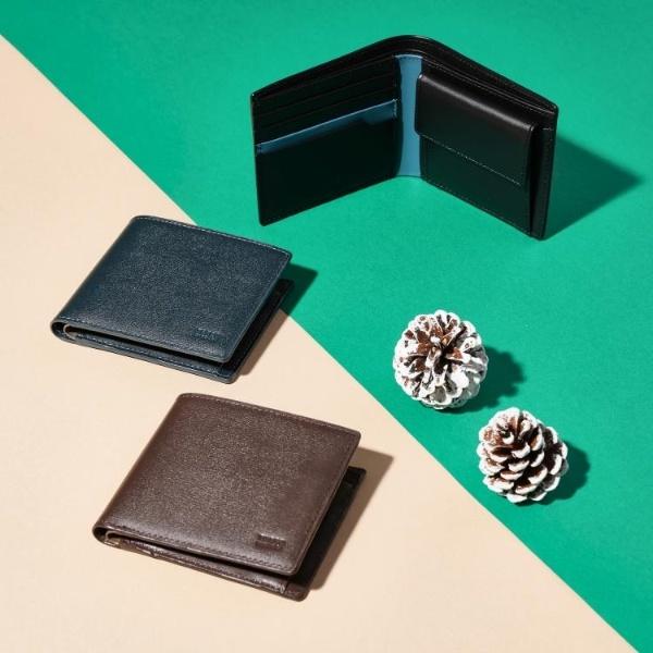 【リップルグレイン】フォールドエッジ財布