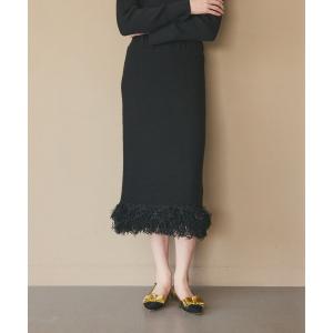 ラメフェザーフリンジスカートの商品画像