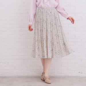 選べる丈 シフォンプリーツスカート【洗濯機OKイージーアイロン防シワ】《6col》