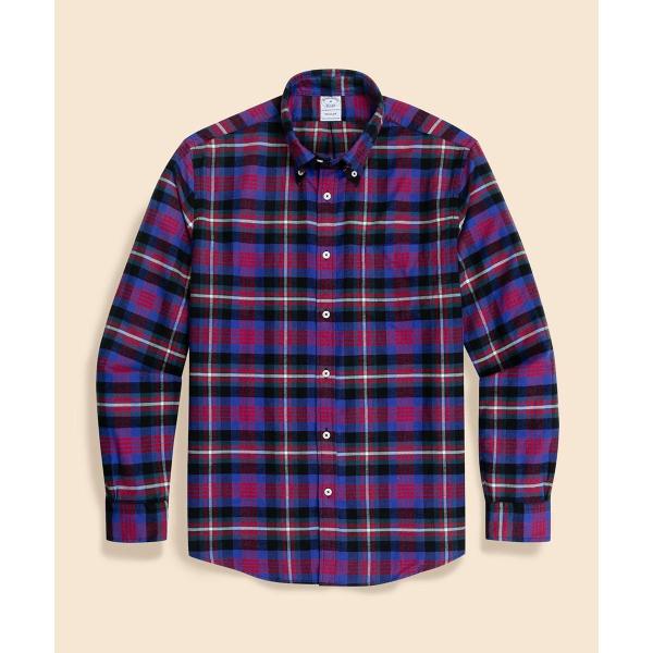 フランネル　タータンチェック　カジュアルシャツ　Regular Fit