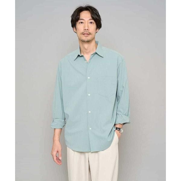 【イージーケア/洗濯機で洗える/速乾/毛玉になりにくい/ストレッチ】リライトワイドシルエットシャツ