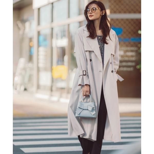 ＜防シワ／花粉リリース＞ベーシックトレンチコート
