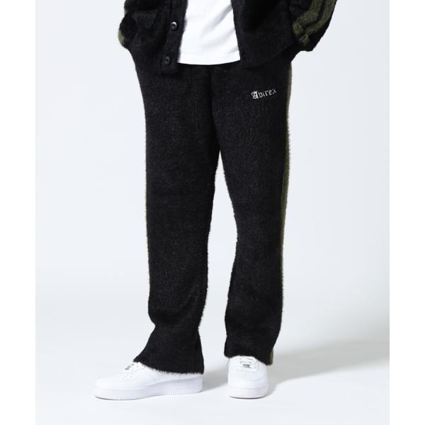 《WEB＆DEPOT限定》LINED SHAGGY PANTS ／ ライン シャギー パンツ