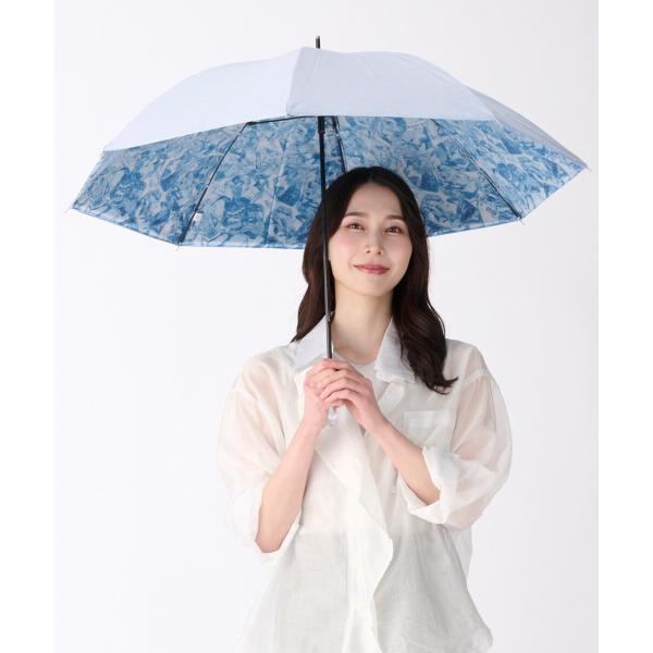 【ハニカム断熱パラソル】晴雨兼用日傘 長傘 ロング傘 氷 50cm 遮光 遮熱 UV ユニセックス