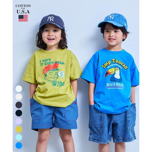 【COTTON from U.S.A】プリントＴシャツ