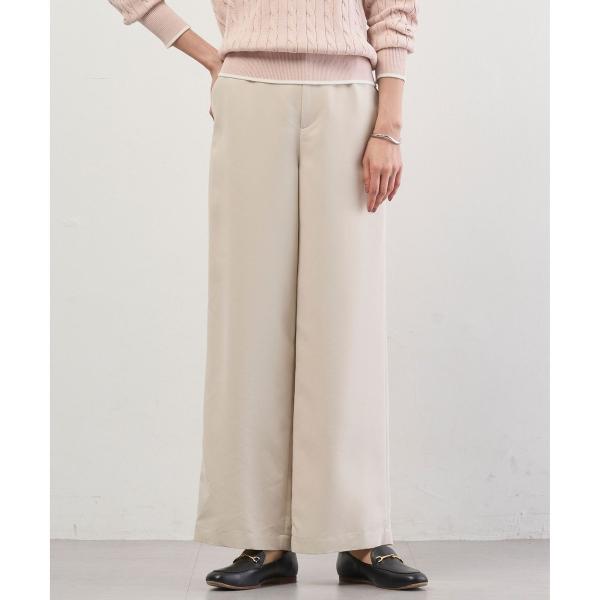 Springピーチ セミワイド パンツ
