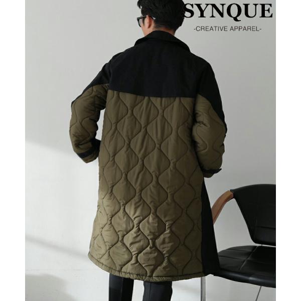 Quilted switch coat / ブラック [C]