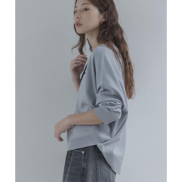 『一部WEB限定カラー』アンチピリングコクーンフォルムニット