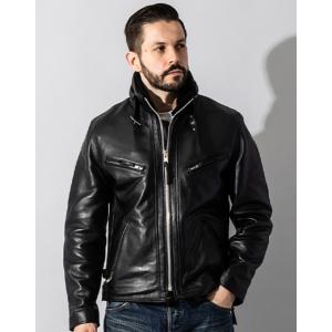 Liugoo Leathers 本革 WING-NECK シングルライダース WNG01CWA