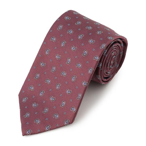 【VINTAGE JACQUARD COLLECTION】ペイズリー柄 ネクタイ
