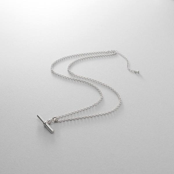 シルバー マンテルモチーフネックレス