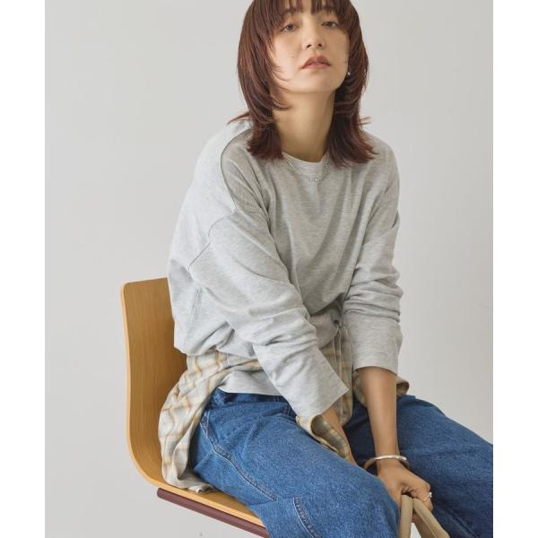クルーネックスクエアヘムプルオーバー