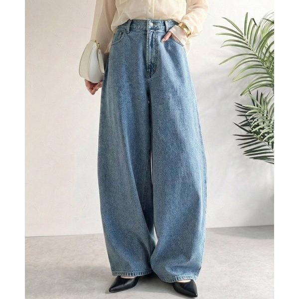 《JaVa ジャバコラボ》快適さとおしゃれの両立！バルーンデニムパンツ