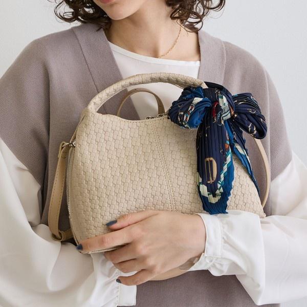 メッシュ型押し２WAYバッグ