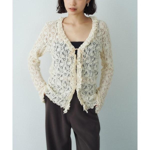【Re】fluffy lace blouse