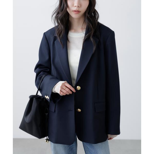 〈セットアップ対応〉オーバーサイズシングルジャケット