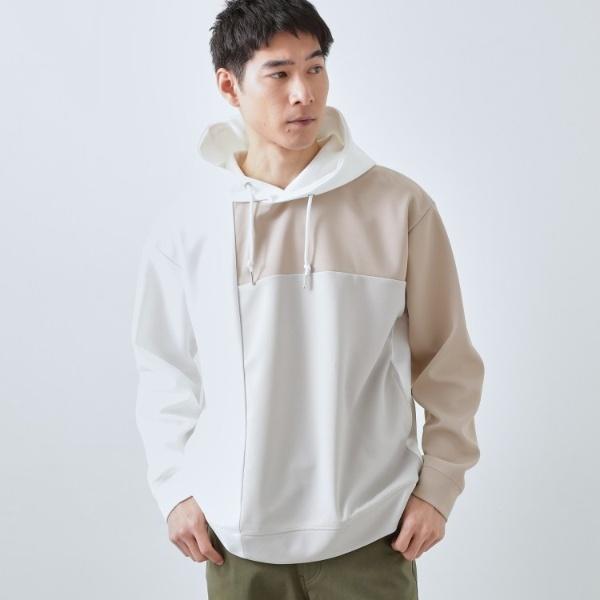 【大人の為の絶妙バランス】パネル切替パーカ 濯機機OK