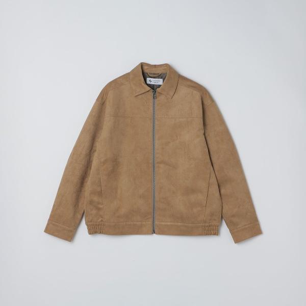 City Ambient Products: フェイクスエード(ポリエステル) ジップ ブルゾン