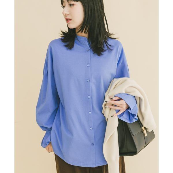 バンドカラーソデタックカットソー