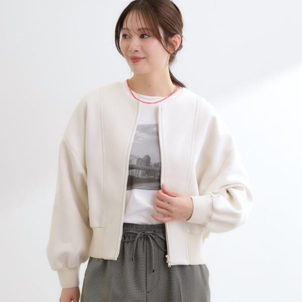 ダブルジップライトブルゾン